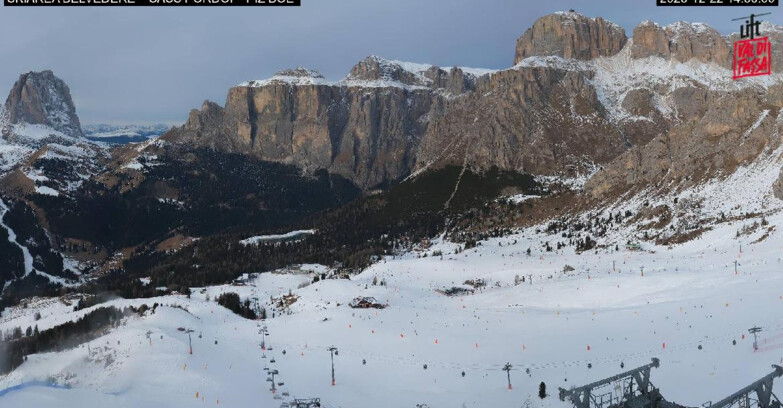 Webcam Canazei-Belvedere - SKIAREA BELVEDERE 