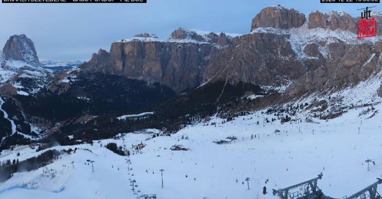 Webcam Canazei-Belvedere - SKIAREA BELVEDERE 