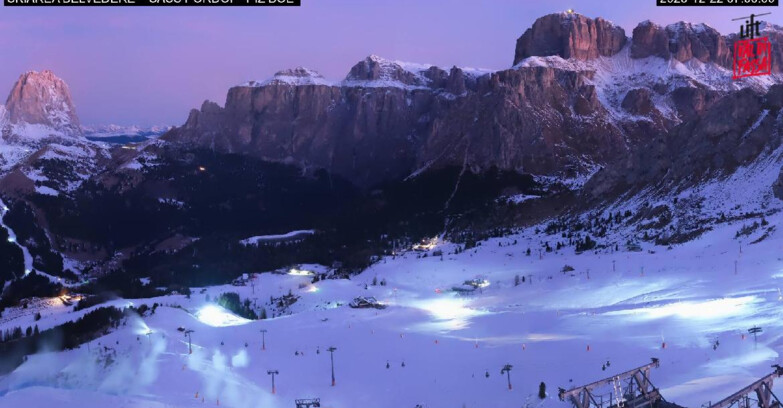 Webcam Canazei-Belvedere - SKIAREA BELVEDERE 