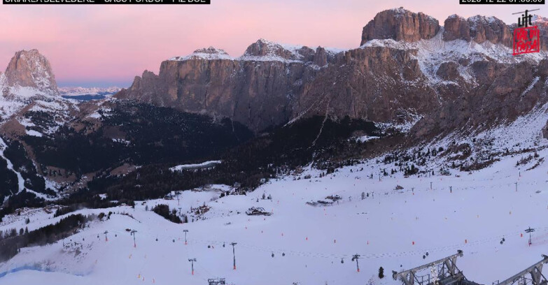 Webcam Canazei-Belvedere - SKIAREA BELVEDERE 