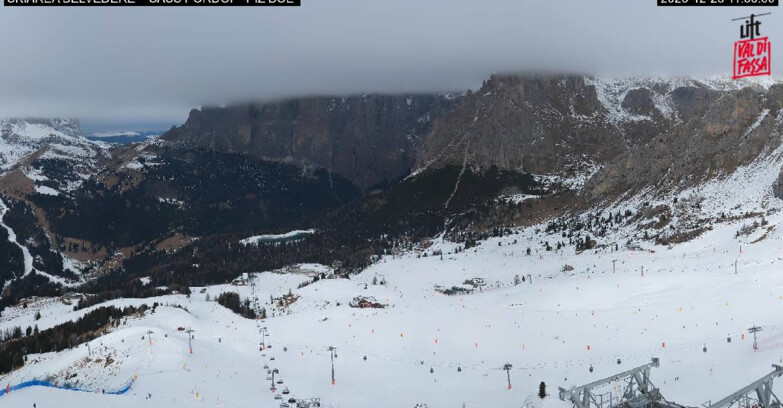 Webcam Canazei-Belvedere - SKIAREA BELVEDERE 