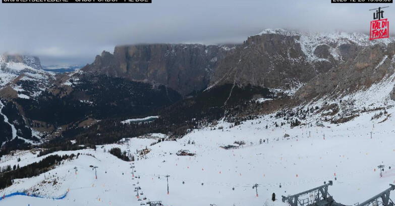 Webcam Canazei-Belvedere - SKIAREA BELVEDERE 