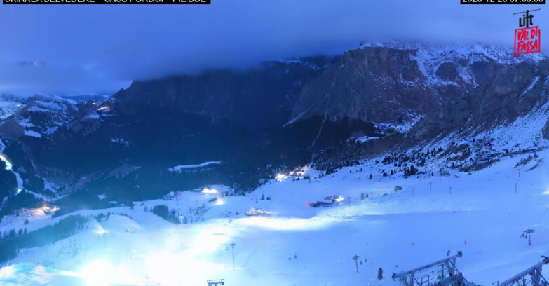 Webcam Canazei-Belvedere - SKIAREA BELVEDERE 