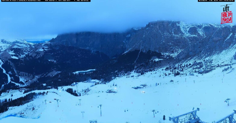 Webcam Canazei-Belvedere - SKIAREA BELVEDERE 