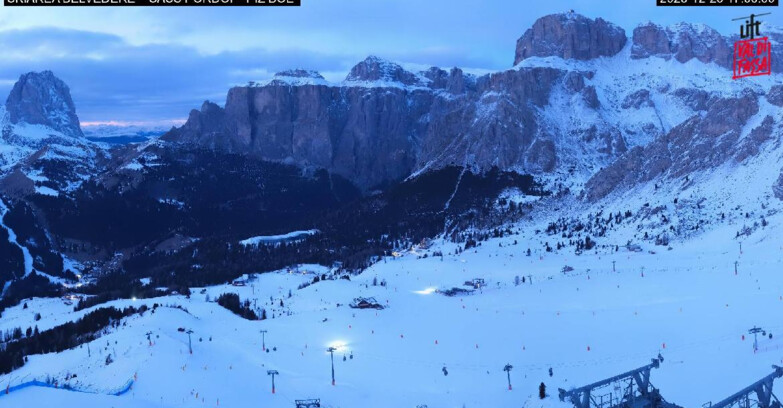 Webcam Canazei-Belvedere - SKIAREA BELVEDERE 