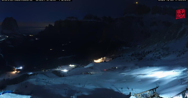 Webcam Canazei-Belvedere - SKIAREA BELVEDERE 