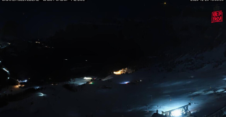Webcam Canazei-Belvedere - SKIAREA BELVEDERE 