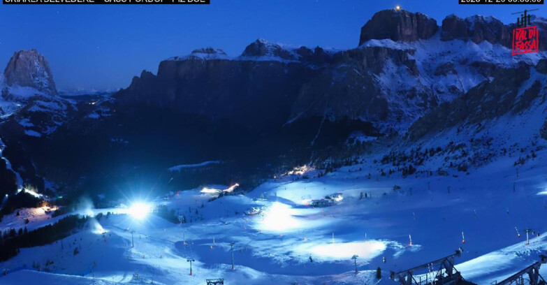 Webcam Canazei-Belvedere  - SKIAREA BELVEDERE 