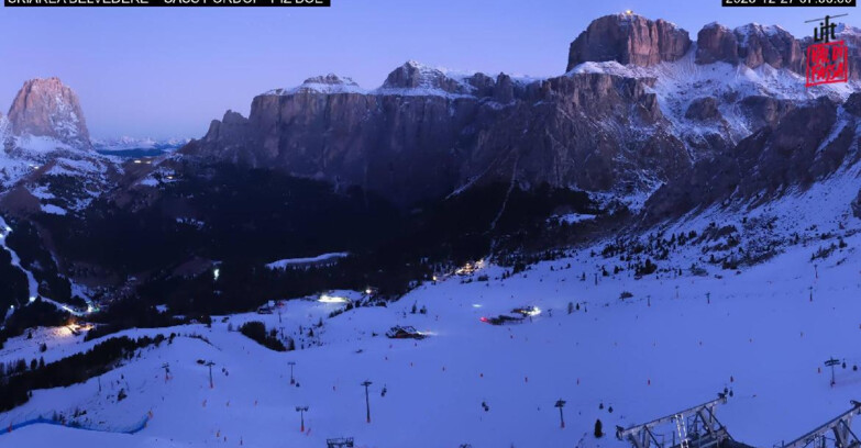 Webcam Canazei-Belvedere  - SKIAREA BELVEDERE 
