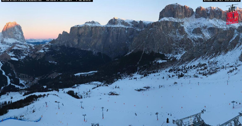 Webcam Canazei-Belvedere - SKIAREA BELVEDERE 