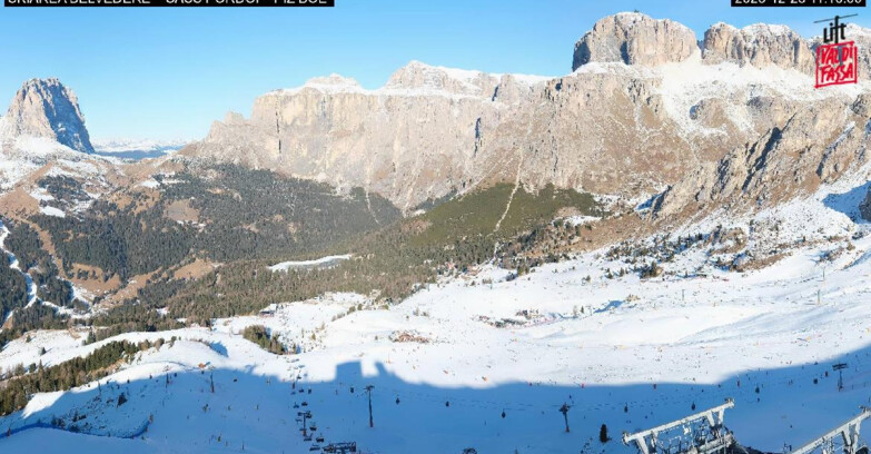 Webcam Canazei Belvedere - SKIAREA BELVEDERE 