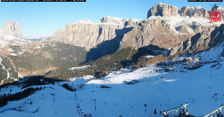 Webcam Canazei-Belvedere - SKIAREA BELVEDERE 