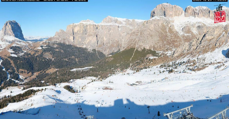 Webcam Canazei-Belvedere - SKIAREA BELVEDERE 