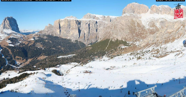 Webcam Canazei-Belvedere - SKIAREA BELVEDERE 