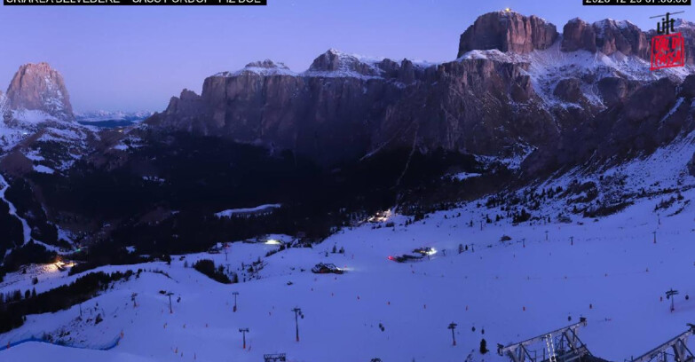Webcam Canazei-Belvedere - SKIAREA BELVEDERE 