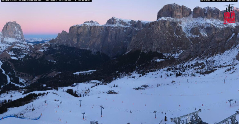 Webcam Canazei-Belvedere - SKIAREA BELVEDERE 