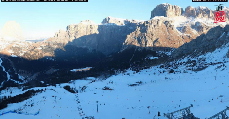 Webcam Canazei-Belvedere  - SKIAREA BELVEDERE 