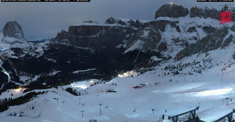 Webcam Canazei-Belvedere  - SKIAREA BELVEDERE 