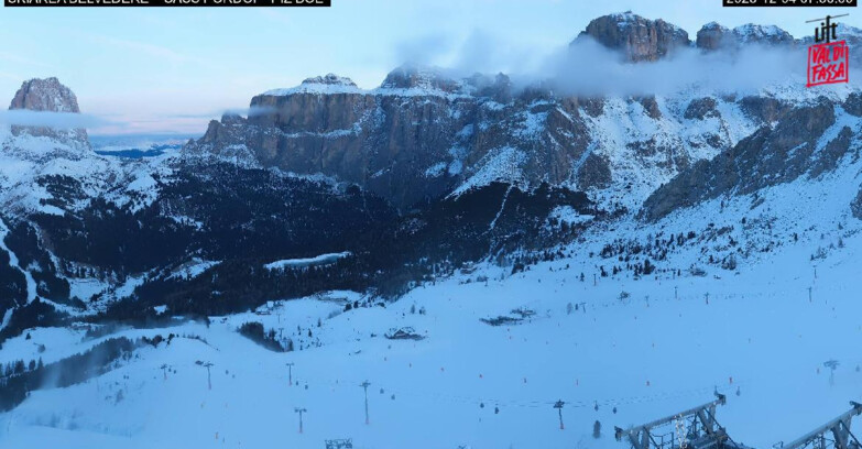 Webcam Canazei-Belvedere  - SKIAREA BELVEDERE 