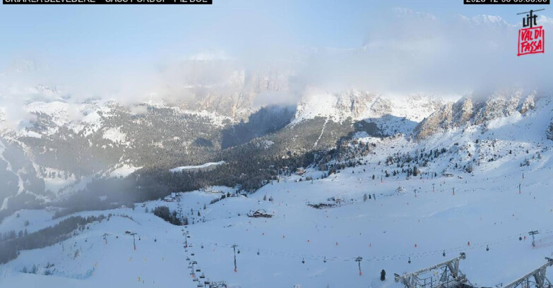 Webcam Canazei-Belvedere - SKIAREA BELVEDERE 