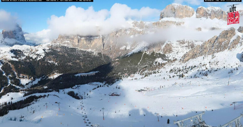 Webcam Canazei-Belvedere - SKIAREA BELVEDERE 