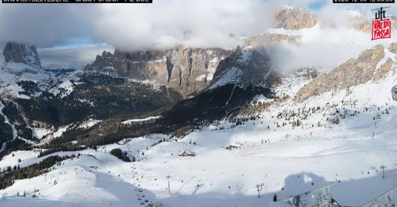 Webcam Canazei-Belvedere - SKIAREA BELVEDERE 