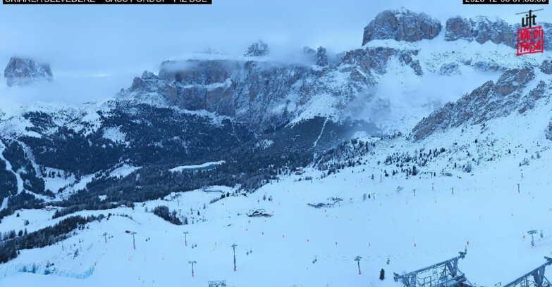 Webcam Canazei-Belvedere - SKIAREA BELVEDERE 