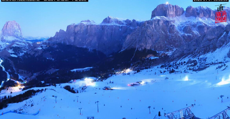 Webcam Canazei-Belvedere - SKIAREA BELVEDERE 