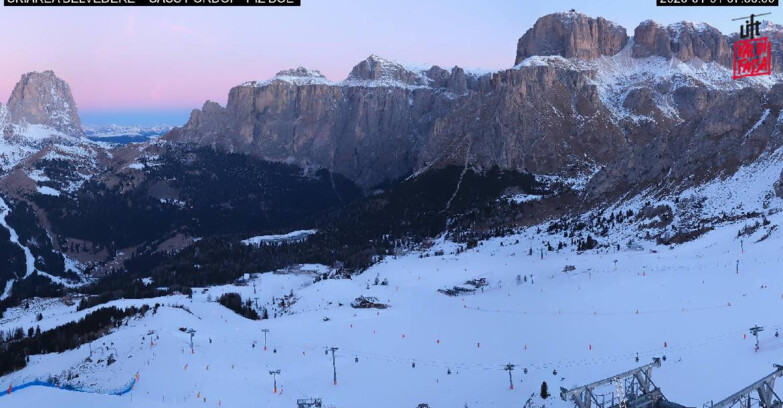 Webcam Canazei-Belvedere - SKIAREA BELVEDERE 