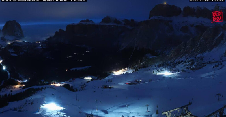 Webcam Canazei-Belvedere - SKIAREA BELVEDERE 