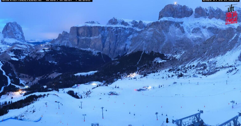Webcam Canazei-Belvedere - SKIAREA BELVEDERE 