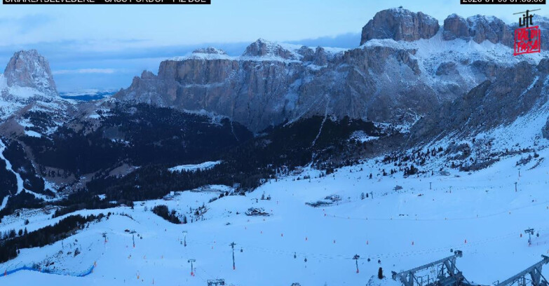 Webcam Canazei-Belvedere - SKIAREA BELVEDERE 
