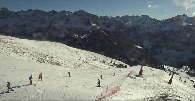 Webcam Pozza di Fassa-Aloch-Buffaure  - Pista Pala del Geiger