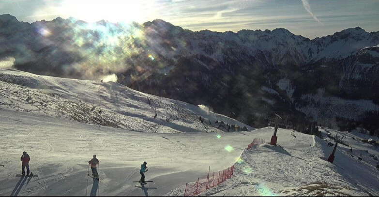 Webcam Pozza di Fassa-Aloch-Buffaure  - Pista Pala del Geiger