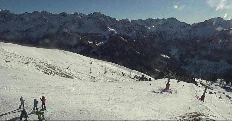 Webcam Pozza di Fassa-Aloch-Buffaure  - Pista Pala del Geiger