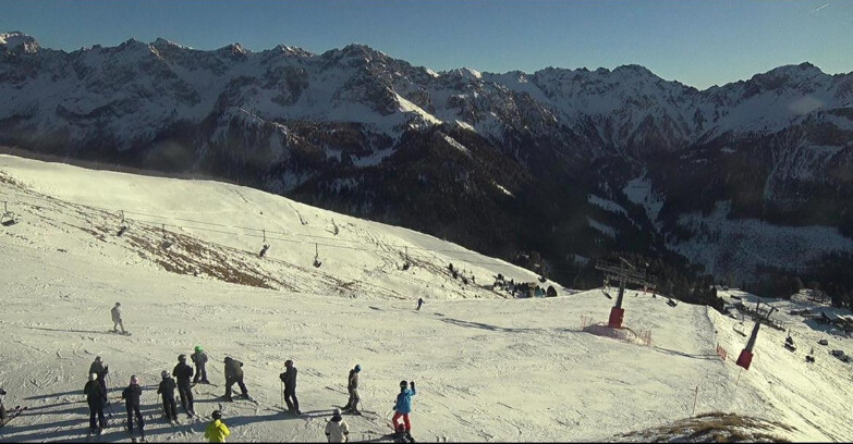 Webcam Pozza di Fassa-Aloch-Buffaure  - Pala del Geiger Piste