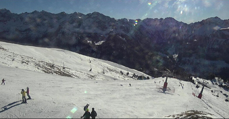 Webcam Pozza di Fassa-Aloch-Buffaure  - Pista Pala del Geiger