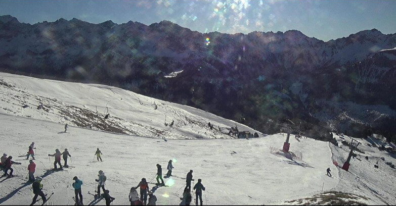 Webcam Pozza di Fassa-Aloch-Buffaure  - Pista Pala del Geiger