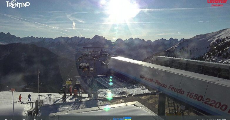 Webcam Пампеаго - Предаццо - Оберегген	 - Latemar- Feudo est