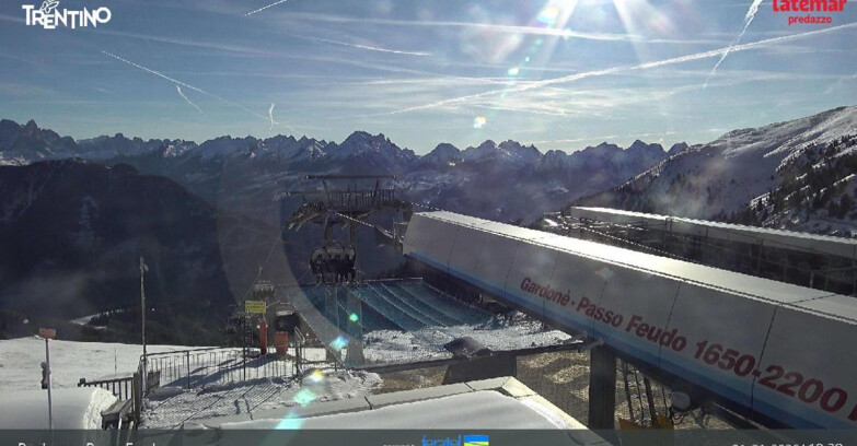 Webcam Пампеаго - Предаццо - Оберегген	 - Latemar- Feudo est