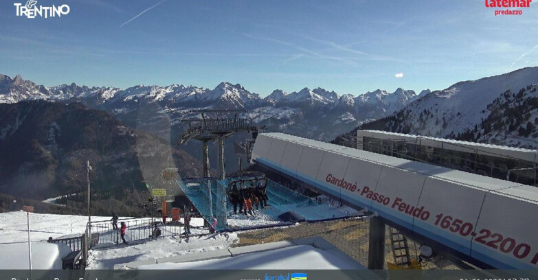 Webcam Пампеаго - Предаццо - Оберегген	 - Latemar- Feudo est