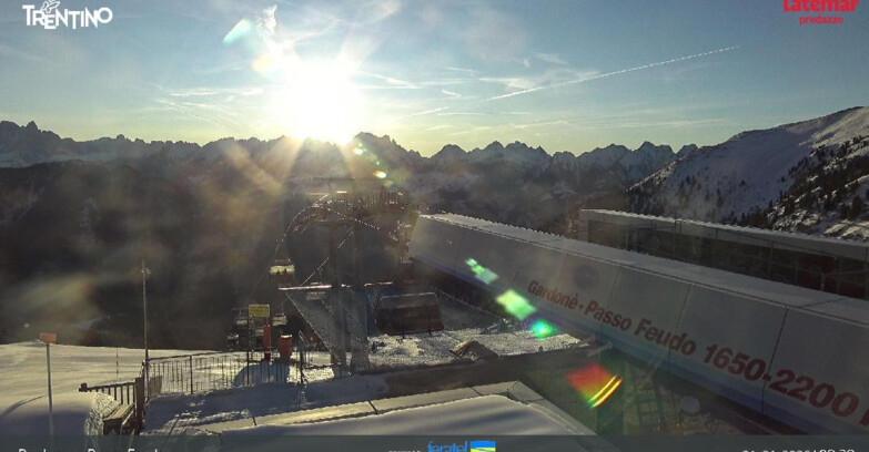 Webcam Пампеаго - Предаццо - Оберегген	 - Latemar- Feudo est