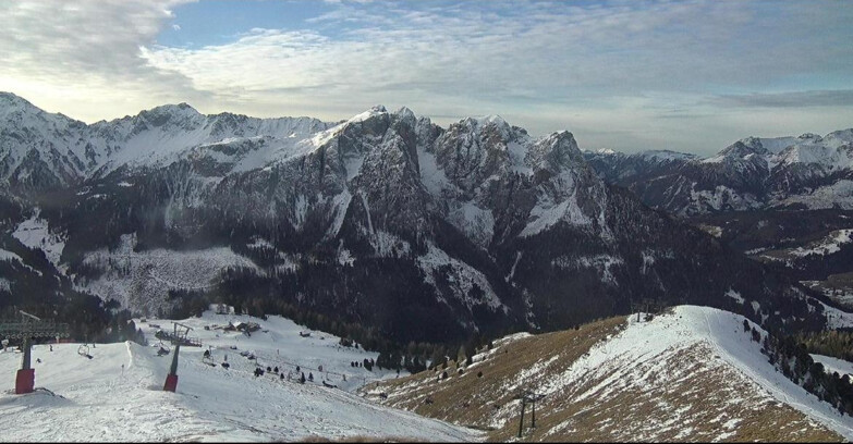 Webcam Pozza di Fassa-Aloch-Buffaure  - Cima 11 und Cima 12