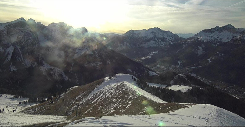 Webcam Pozza di Fassa-Aloch-Buffaure  - Panorama da Buffaure