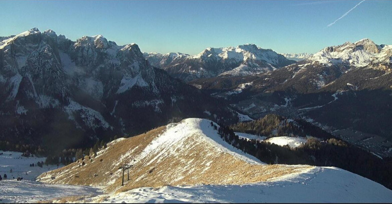 Webcam Pozza di Fassa-Aloch-Buffaure - Panorama da Buffaure