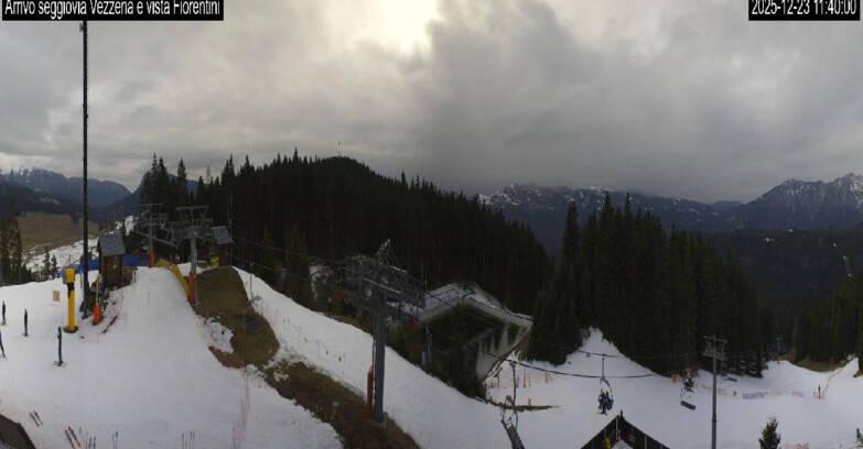 Webcam Lavarone Skigegiet - Laghetto Sessellift 