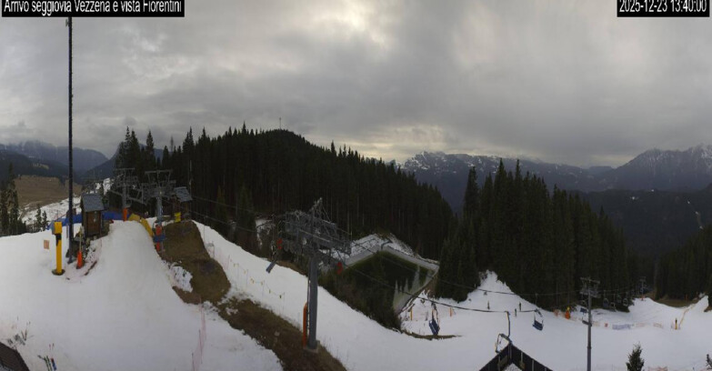 Webcam Lavarone Skigegiet - Laghetto Sessellift 