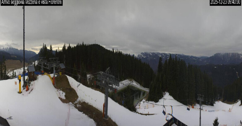 Webcam Lavarone Skigegiet - Laghetto Sessellift 