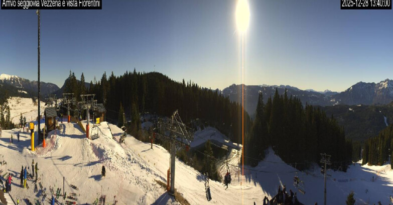 Webcam Lavarone Skigegiet - Laghetto Sessellift 