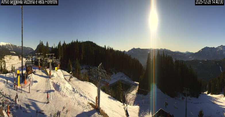 Webcam Lavarone Skigegiet - Laghetto Sessellift 